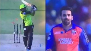 Zaheer Khan Rolls Back Years, Picks up Wicket With Slower Yorker During Abu Dhabi T10 Match | WATCH VIDEO